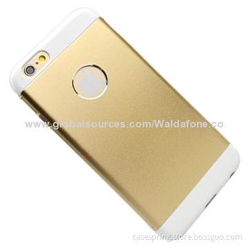 Aluminum Metal Case for iPhone 6, Frosted Matte Process & ABS Green Plastic, Bright and ColorfulNew